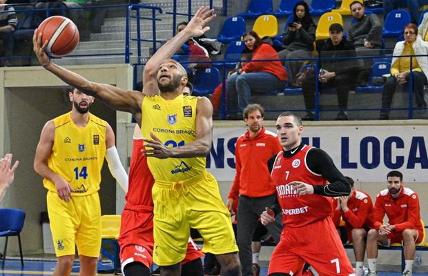 Finalul turului în Liga Națională: Nikola Jevtovic, prestație excelentă sub Tâmpa! Cum arată clasamentul campionatului de baschet masculin