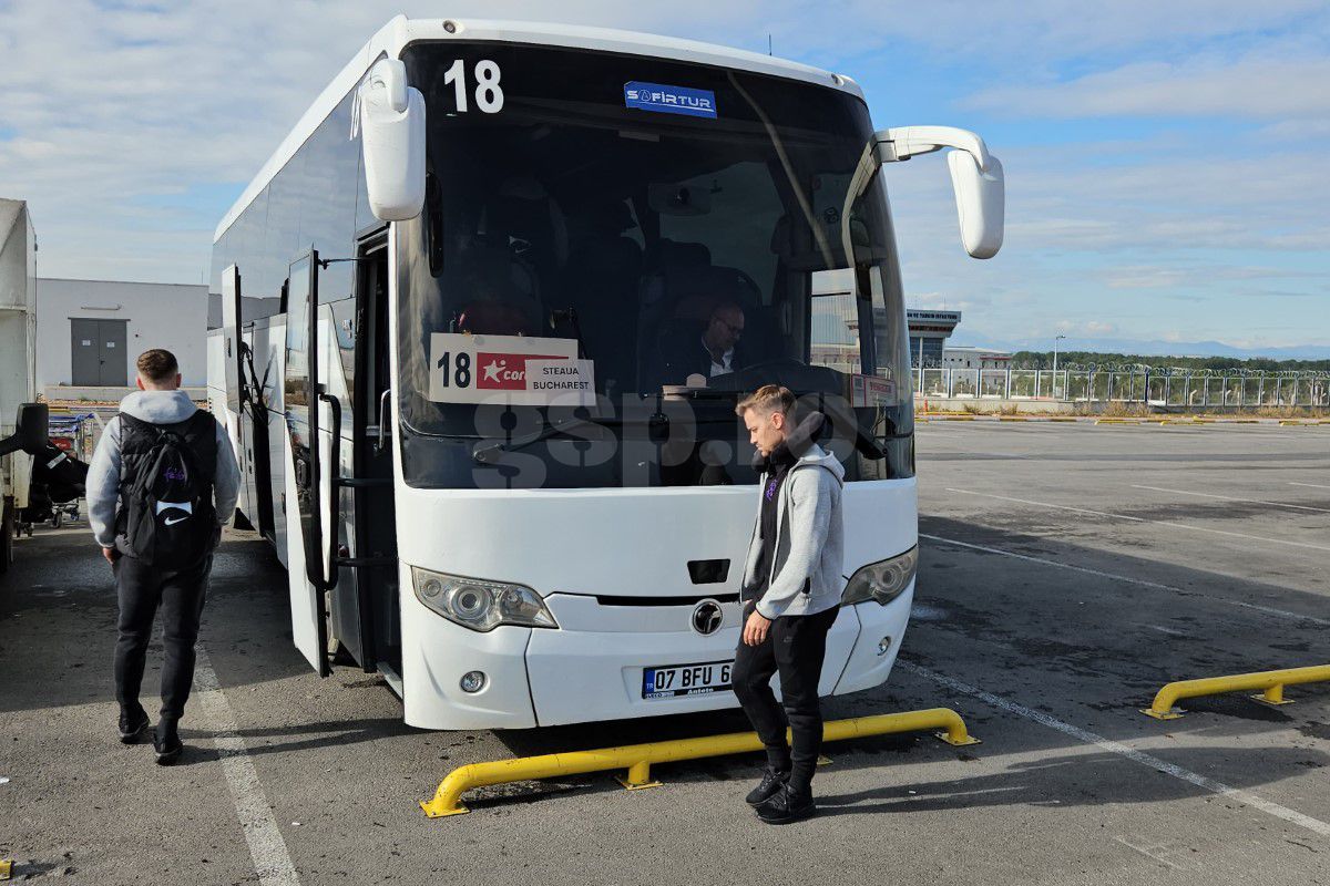 Sosire FCSB in Antalya