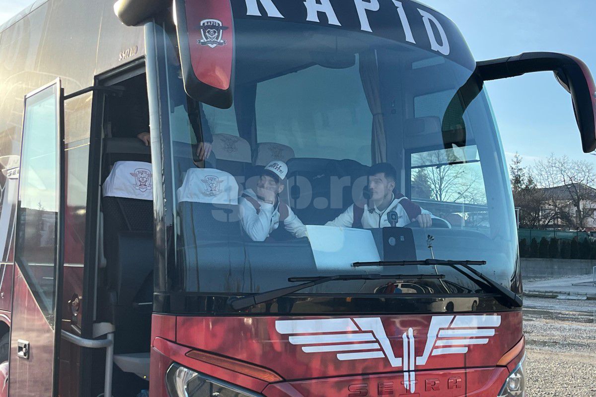 Rapid, reunire la „Constructorul” înainte de plecarea în Dubai