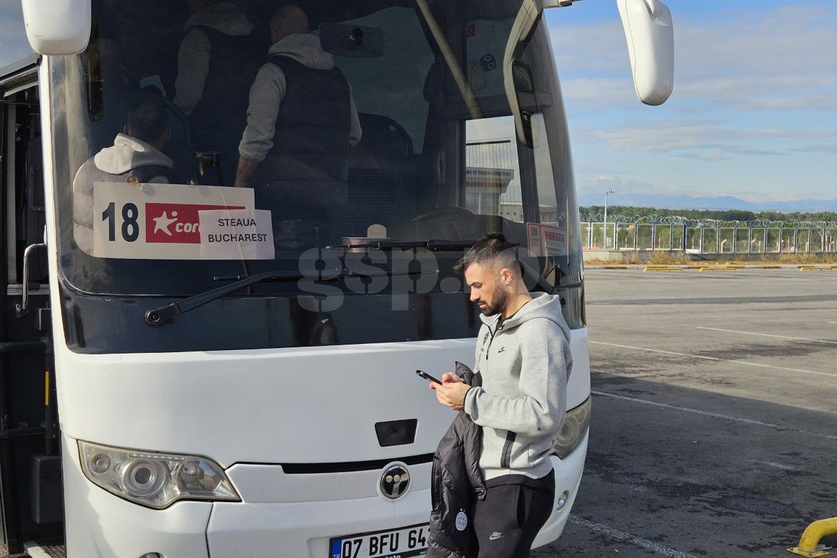 Sosire FCSB in Antalya