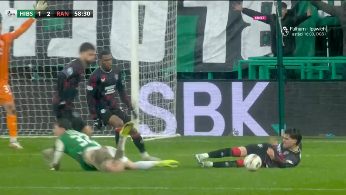 Hibernian - Rangers, «thriller» cu 6 goluri! Ianis Hagi a dat un assist și a făcut un penalty