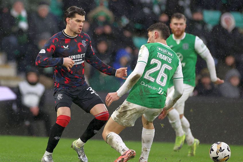 Ianis Hagi, înger și demon în Hibernian - Rangers. Foto: Imago Images