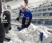 Probleme cu zăpada pe vechiul stadion al lui Buffalo Bills