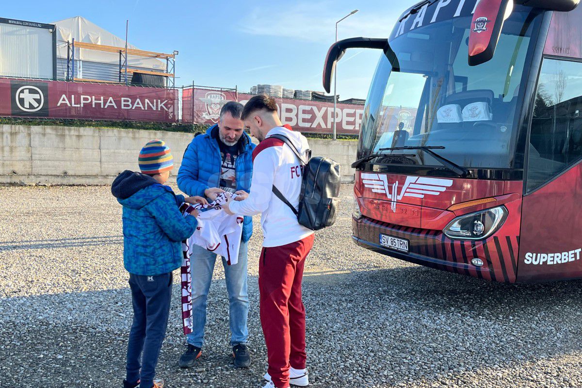 Rapid, reunire la „Constructorul” înainte de plecarea în Dubai