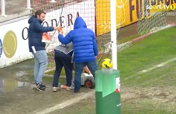 Se întâmplă în fotbalul important din Europa » Au trasat cu lapte liniile terenului