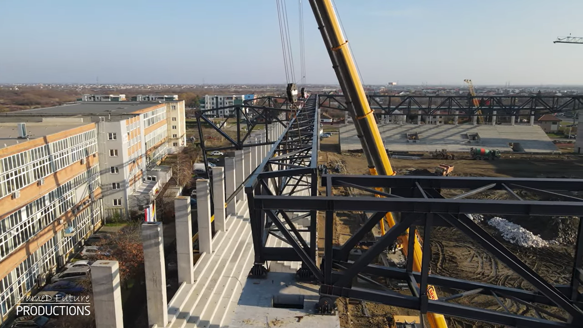 Stadionul „Eroii Timișoarei”, decembrie 2025 // foto: capturi YouTube