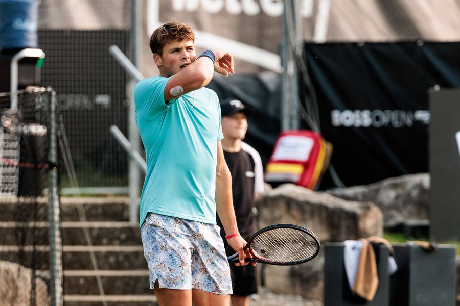 Patrick Zahraj/Foto: Imago Images „Act de echilibristică” » Un tenismen din echipa Germaniei luptă cu diabetul: „Folosesc o pompă de insulină cu două puncte de atașare în zona fesieră”