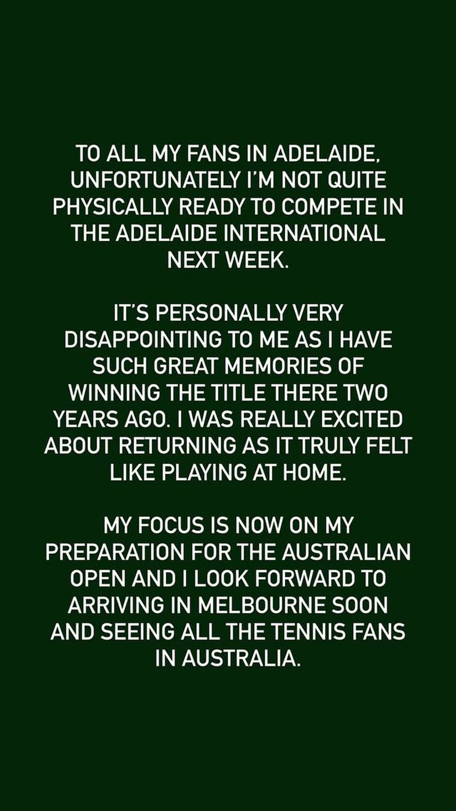 Novak Djokovic s-a retras de la turneul din Australia » Care este motivul