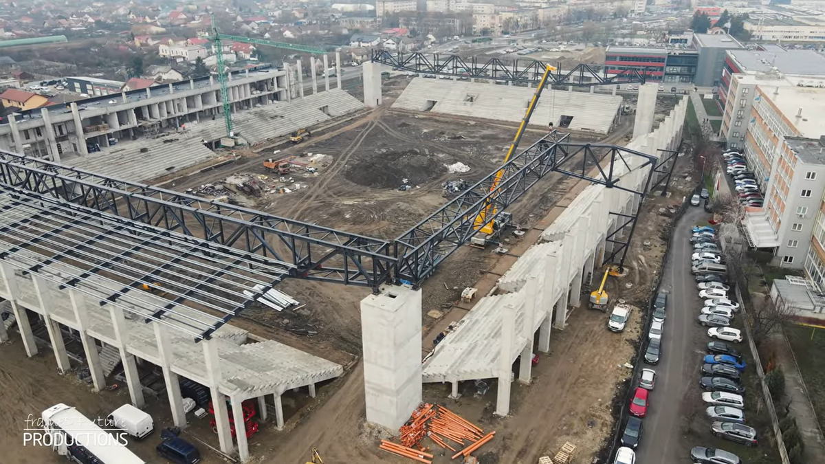 Stadionul „Eroii Timișoarei”, decembrie 2025 // foto: capturi YouTube