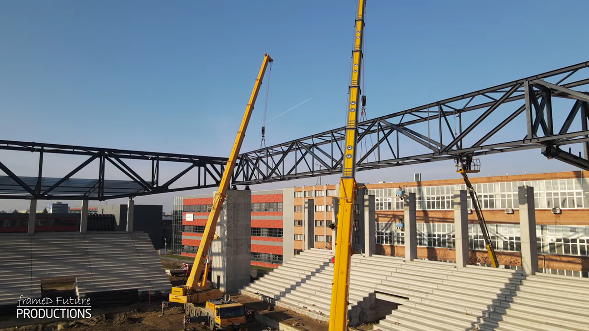 Stadionul „Eroii Timișoarei”, decembrie 2025 // foto: capturi YouTube