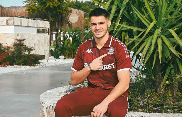 Rapid l-a prezentat pe Daniel Paraschiv: „Urmează primul antrenament”