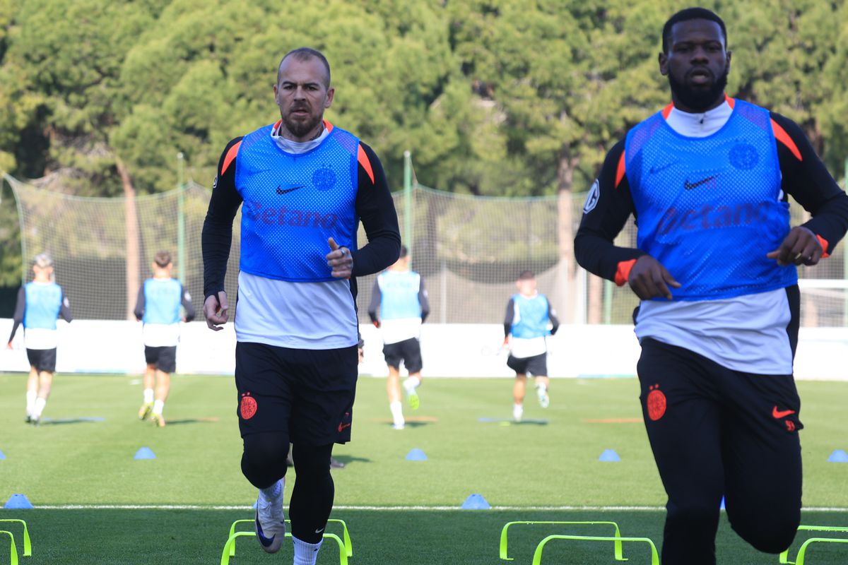 Chinuiți în Antalya » Fotbaliștii de la FCSB, „storși” de Neubert la antrenament! Imagini tari din Turcia