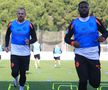 Antrenament FCSB în Antalya, Denis Alibec şi Mamadou Thiam FOTO: Ionuţ Iordache (GSP)