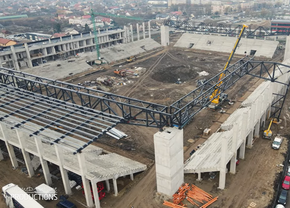 Prinde contur » Imagini la zi cu primul stadion din România care se va inaugura în 2026
