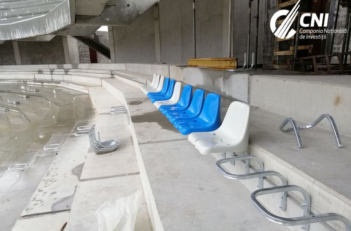 VIDEO + FOTO Cum ar fi arătat scaunele de pe noul Ghencea, dacă David Beckham s-ar fi ocupat de stadion :) » Imagini de azi
