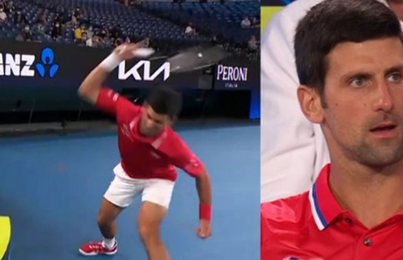Novak Djokovic, criză de nervi la ATP Cup » Gestul sârbului i-a speriat pe adversari