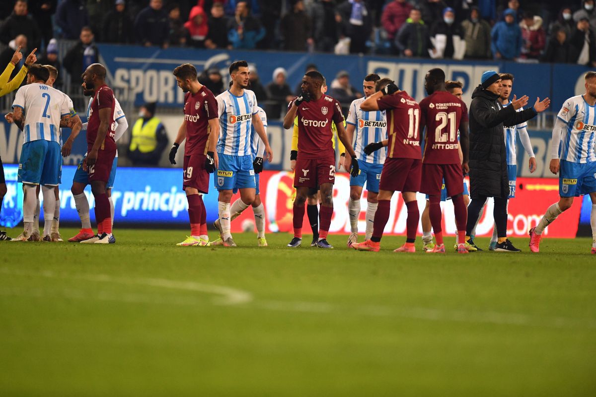 De unde a pornit conflictul din finalul derby-ului Craiova - CFR: „Ne-a înjurat suporterii! Ar fi lipsă de educație să facem la fel”
