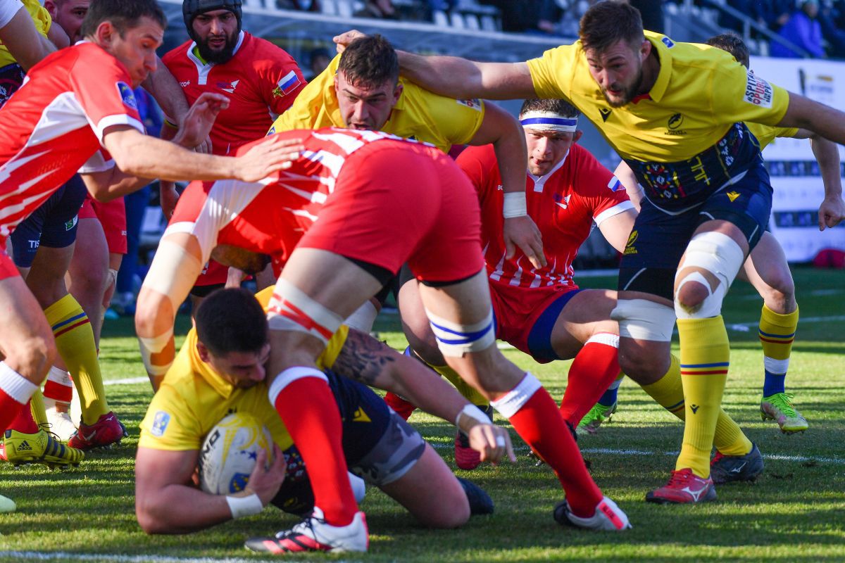 România - Rusia 34-25. Victorie pe „Arcul de Triumf” pentru „stejari”, la primul meci din Rugby Europe Championship