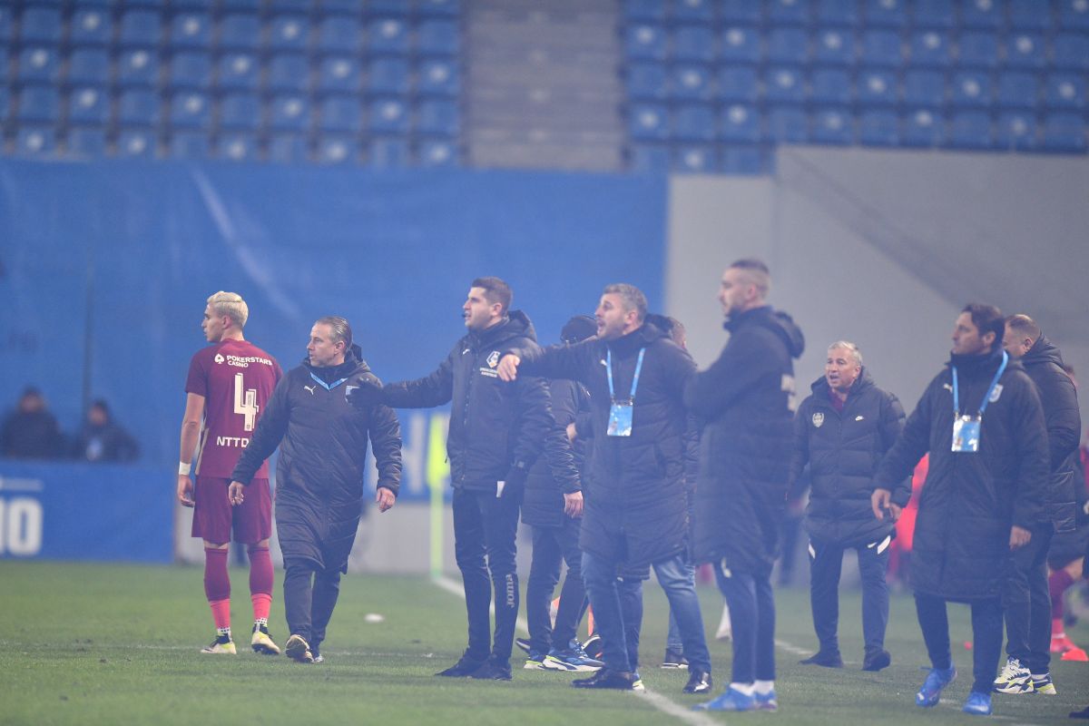 De unde a pornit conflictul din finalul derby-ului Craiova - CFR: „Ne-a înjurat suporterii! Ar fi lipsă de educație să facem la fel”