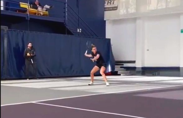 Ar fi surpriza anului! Cine a supravegheat-o pe Simona Halep la ultimul antrenament