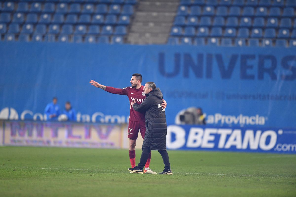 De unde a pornit conflictul din finalul derby-ului Craiova - CFR: „Ne-a înjurat suporterii! Ar fi lipsă de educație să facem la fel”