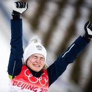 Nika Kriznar (Slovenia), după proba de sărituri cu schiurile