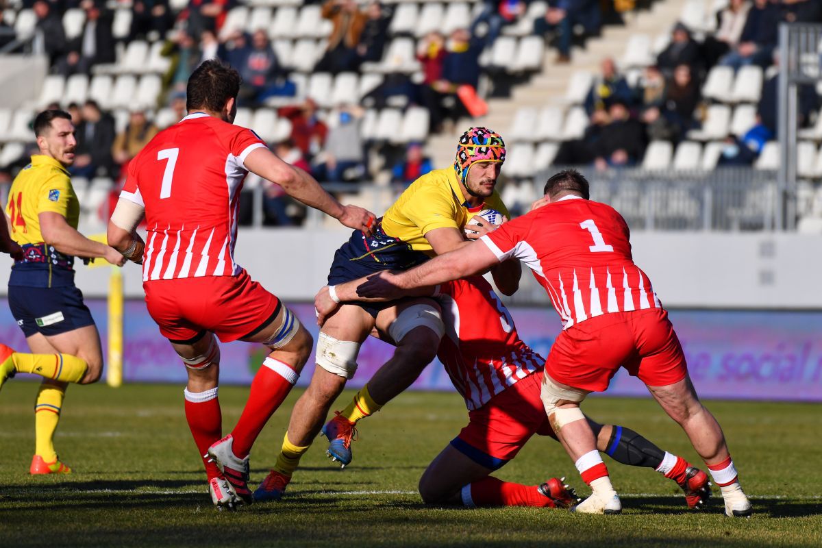 România - Rusia 34-25. Victorie pe „Arcul de Triumf” pentru „stejari”, la primul meci din Rugby Europe Championship