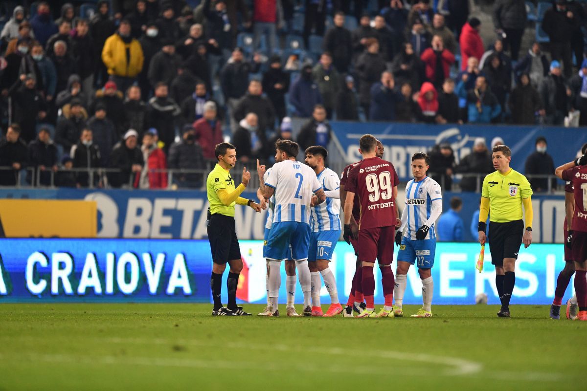 CSU Craiova - CFR Cluj, nervi la final / FOTO: Raed Krishan (GSP)