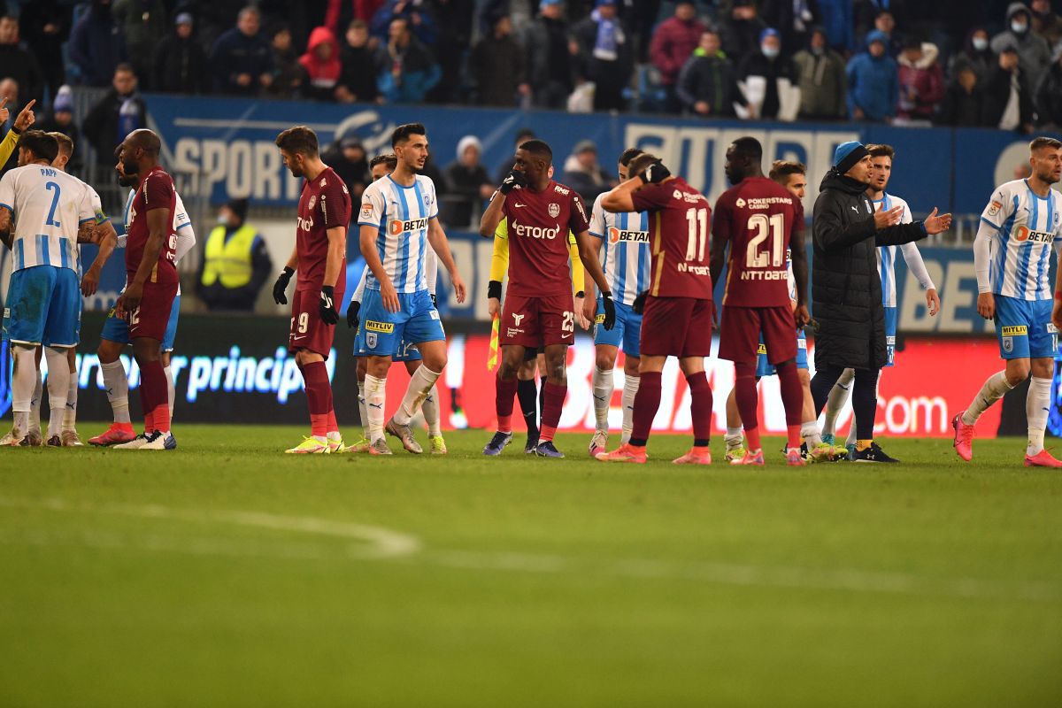 CSU Craiova - CFR Cluj, nervi la final / FOTO: Raed Krishan (GSP)