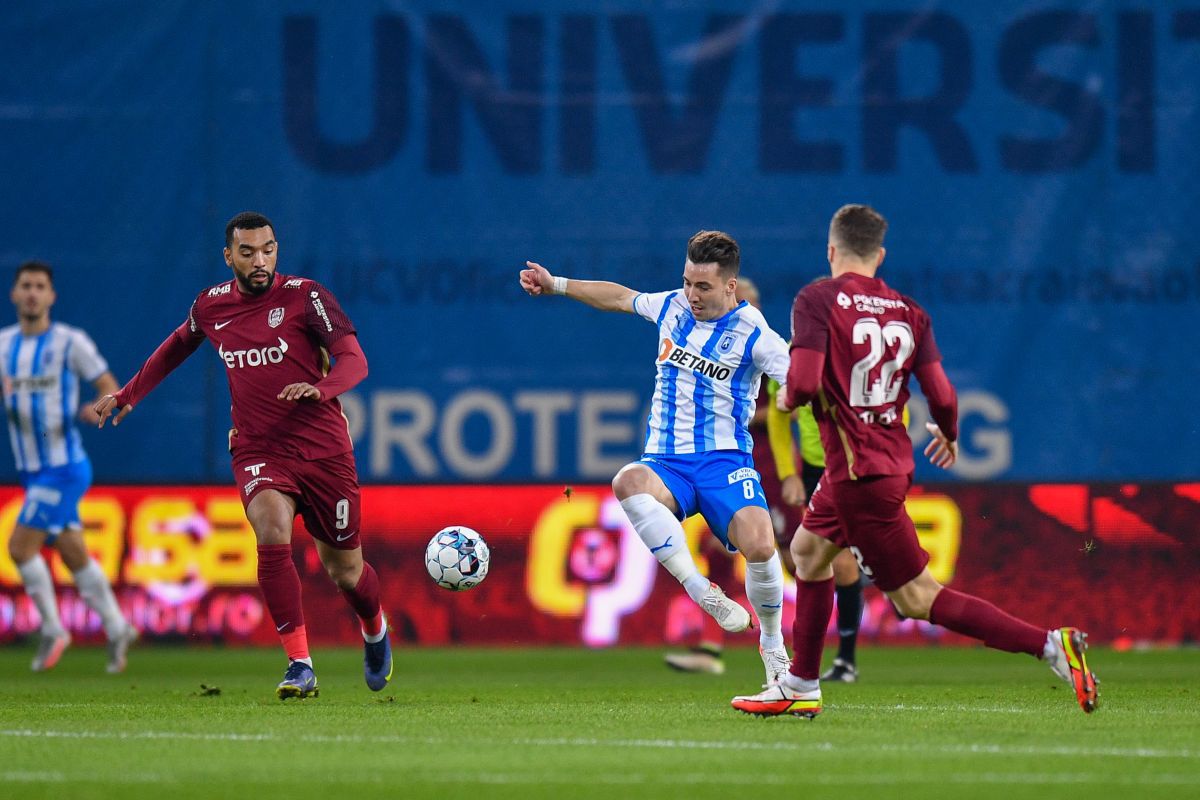 CSU Craiova - CFR Cluj, deblocat de o gafă de amatori » Cum a ajuns mingea la Petrila