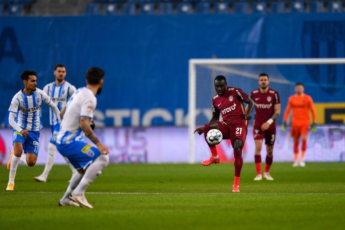 CSU Craiova - CFR Cluj, deblocat de o gafă de amatori » Cum a ajuns mingea la Petrila