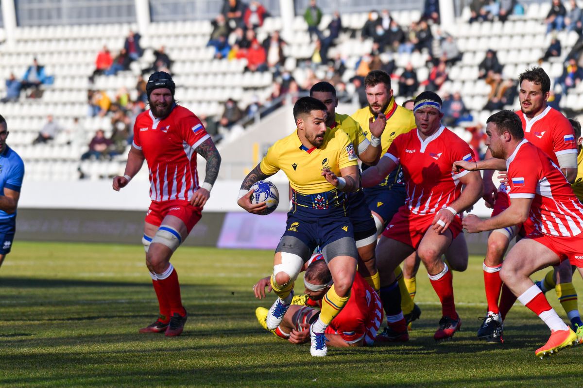 România - Rusia 34-25. Victorie pe „Arcul de Triumf” pentru „stejari”, la primul meci din Rugby Europe Championship
