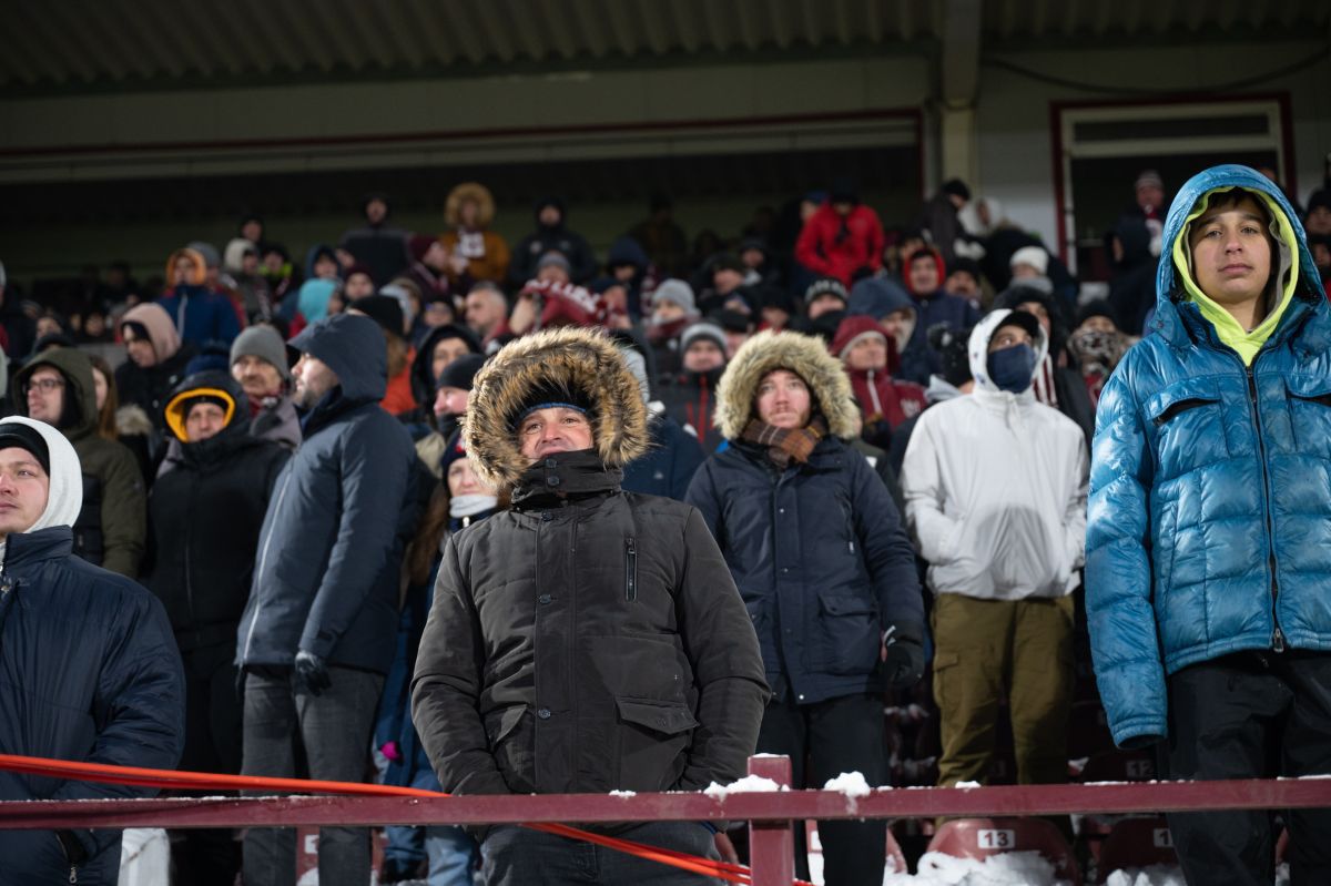 Atmosferă CFR Cluj - FCSB, 5 februarie 2023