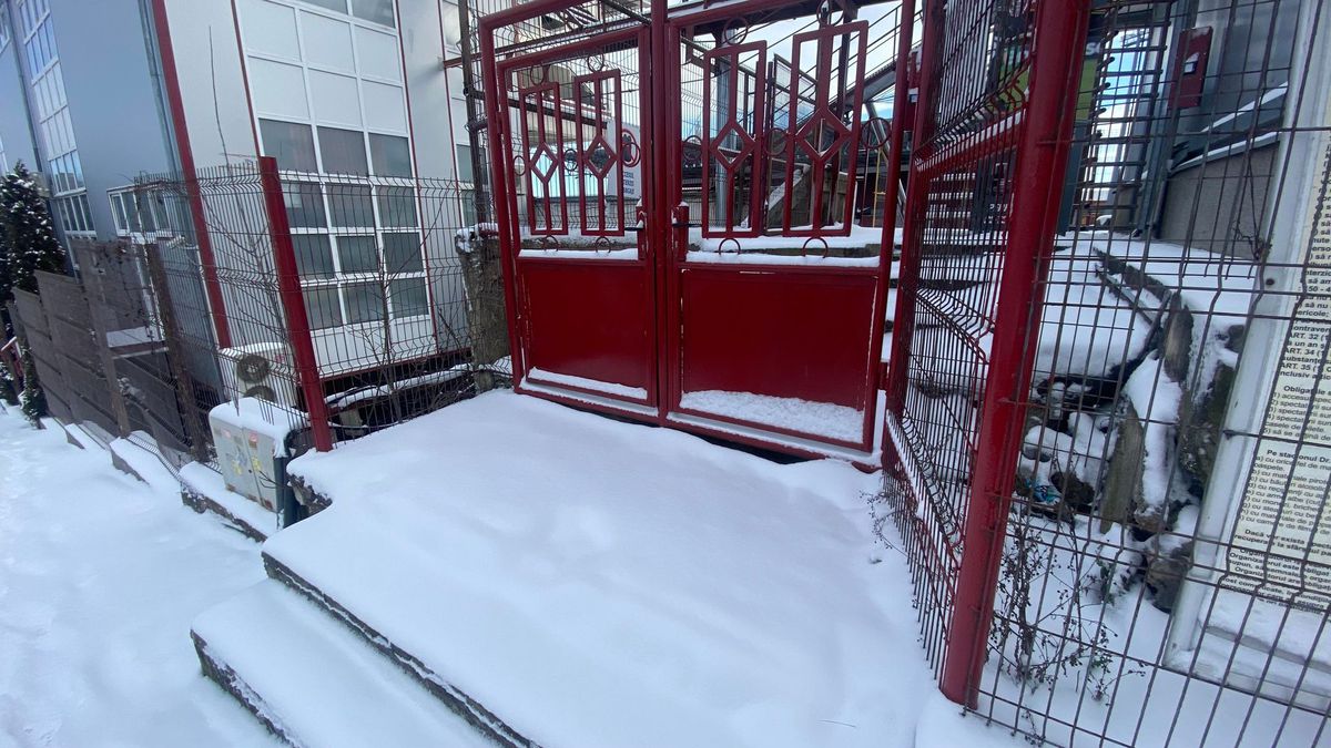 „Ice Age” în Gruia » Cum arată suprafața de joc cu mai puțin de 12 ore înainte de CFR Cluj - FCSB