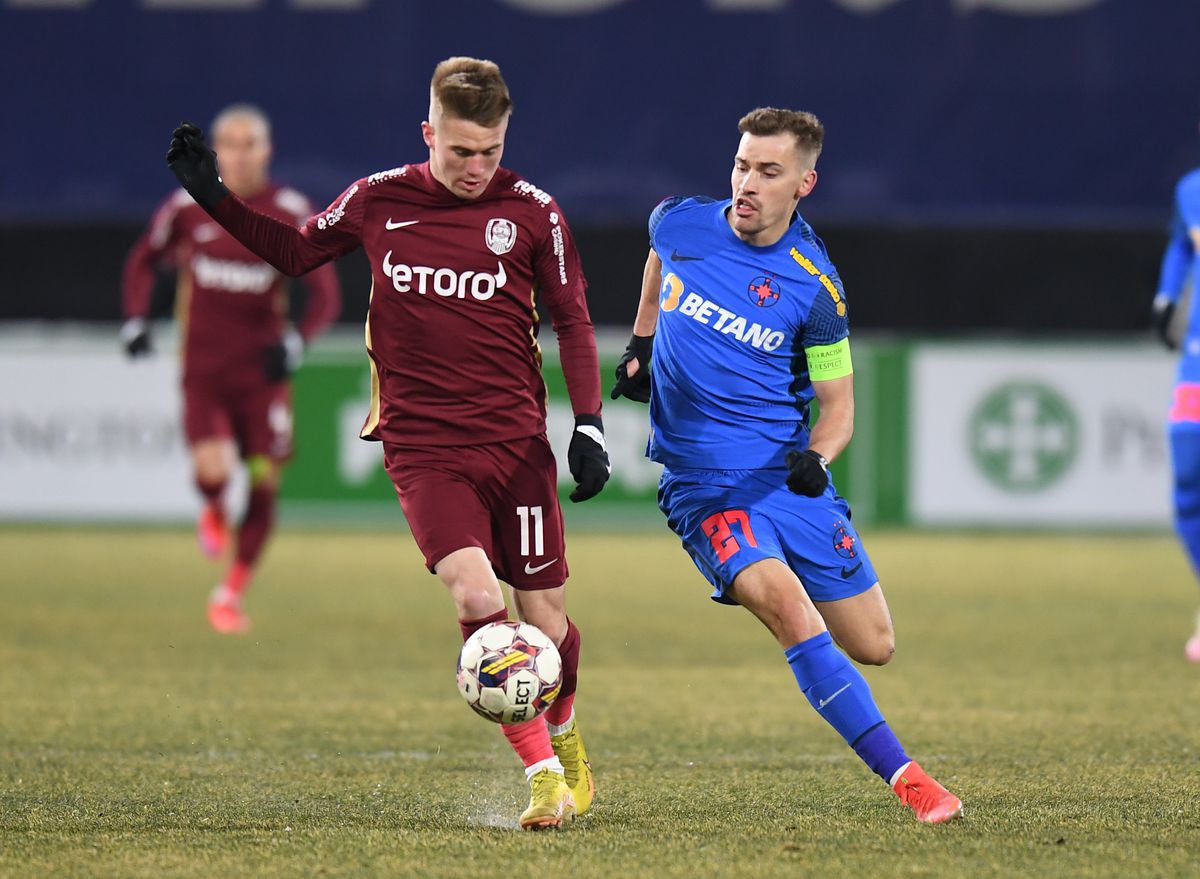 Cea mai bună versiune! Fotbalistul de la FCSB care a dat peste cap sistemele de monitorizare în derby-ul cu CFR Cluj: și-a eclipsat adversarul