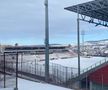 „Ice Age” în Gruia » Cum arată suprafața de joc cu mai puțin de 12 ore înainte de CFR Cluj - FCSB