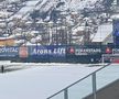 „Ice Age” în Gruia » Cum arată suprafața de joc cu mai puțin de 12 ore înainte de CFR Cluj - FCSB