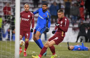 Edjouma a decis derby-ul după o combinație de efect » Petrescu: „Un gol din nimic!”