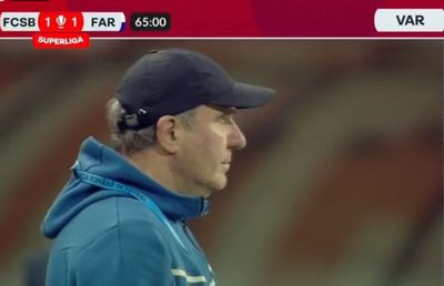 Golul Farului din derby-ul cu FCSB, anulat după 7 minute de analiză în camera VAR » Liniile trasate încurcă și mai tare faza