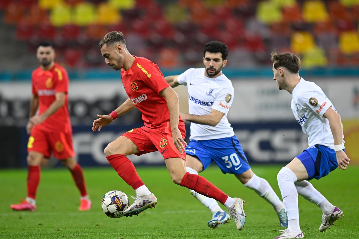 Louis Munteanu, ironic după FCSB - Farul: „Domnului de la VAR îi tremura calculatorul” + Atacantul e suspendat cu Dinamo