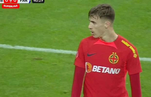Tavi Popescu, reproșuri la adresa unui coechipier » Ce s-a întâmplat în minutul 41 din FCSB - Farul