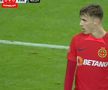 Octavian Popescu, nervos în minutul 41 din FCSB - Farul