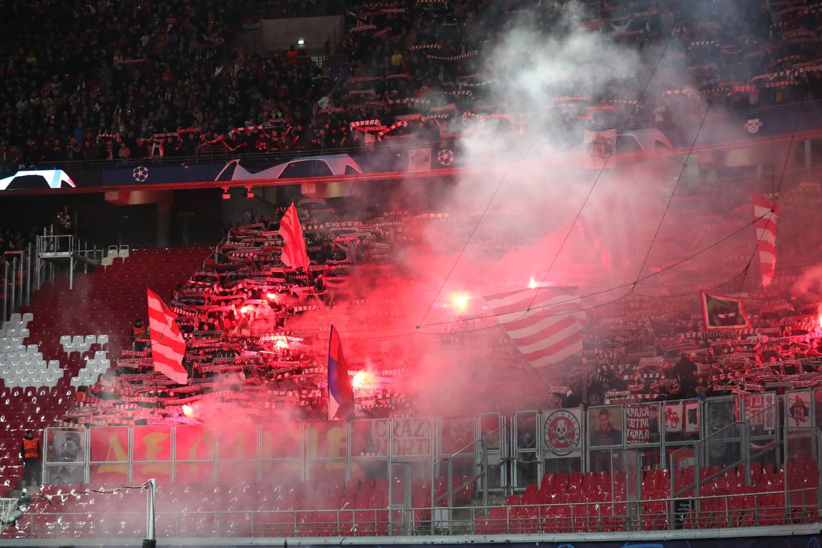 FOTO Derbyul anti-pandemie: 30.000 de fani vor fi la Belgrad la Partizan - Steaua Roșie!