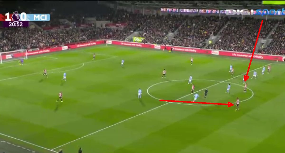 Gafă de amatori făcută de fundașii lui Manchester City » Au uitat regulamentul și i-au lăsat pe cei de la Brentford să marcheze