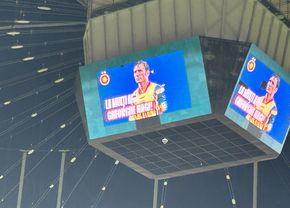 Imagini emoționante de ziua „Regelui” » Ce surprize a găsit Gică Hagi pe Arena Națională, la FCSB – Farul