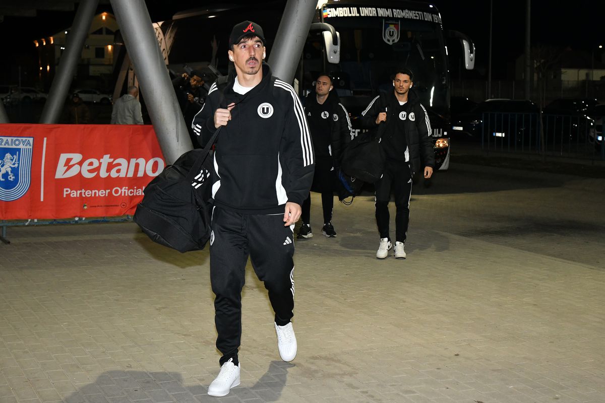 U Craiova - U Cluj, imagini surprinse îniante de meci