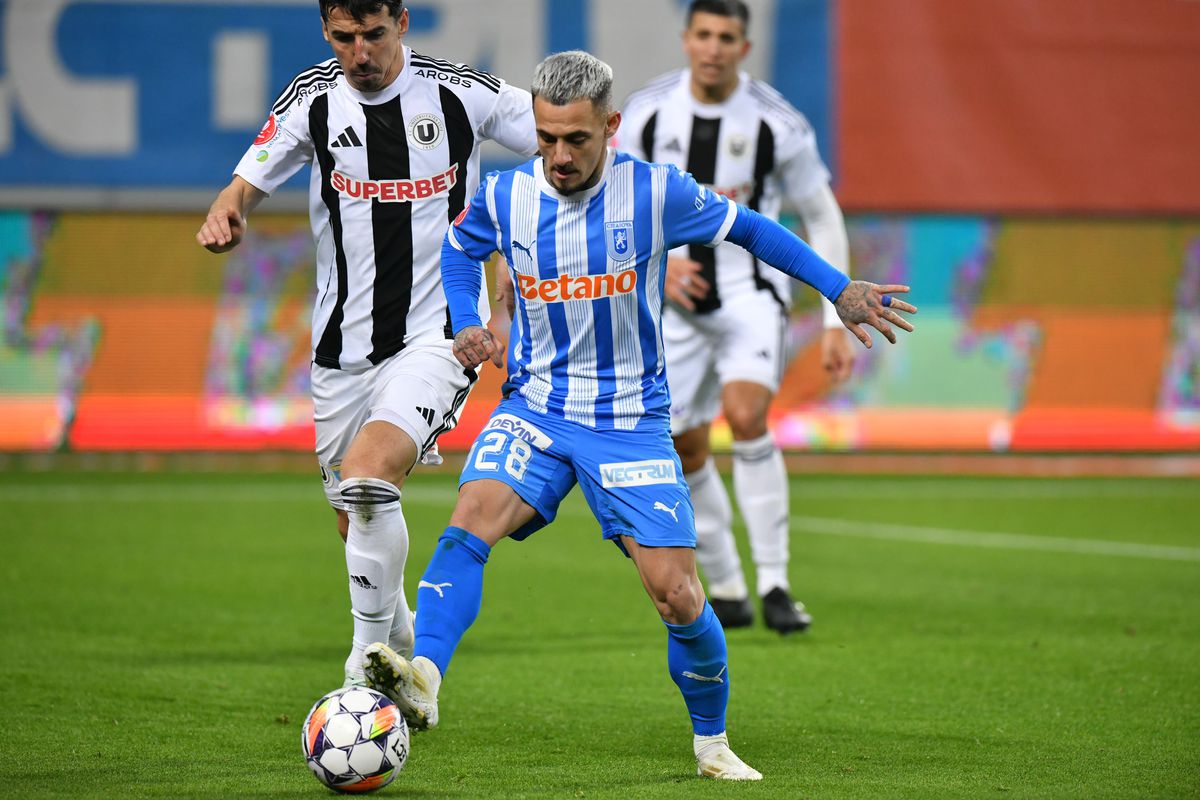 Universitatea Craiova - U Cluj a fost un duel cu năbădăi! Două penalty-uri, un „roșu”, 11 „galbene” și ocazii la fiecare atac » Clasamentul arată INCREDIBIL în acest moment