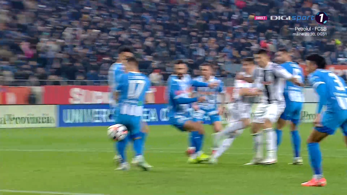 Iulian Călin n-a văzut nimic în Universitatea Craiova - U Cluj! Două penalty-uri evidente ratate: Cârțu l-a înfruntat la pauză