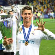 Cristiano Ronaldo, după al 5-lea trofeu Champions League. foto: Imago