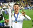Cristiano Ronaldo, după al 5-lea trofeu Champions League. foto: Imago